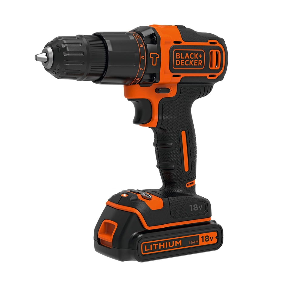 Black+Decker BDCHD18KB-QW 18V 1.5Ah Li-ion Çift Akülü 2 Vitesli Darbeli Matkap